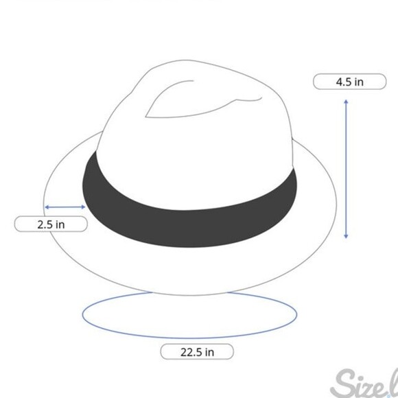 Vtg Chi chi Collection Panama Straw hat Linen band Made in U.S.A. Size Small S - Picture 12 of 12